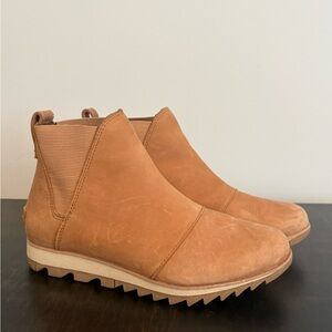 Sorel Brown Leather Ankle Boots